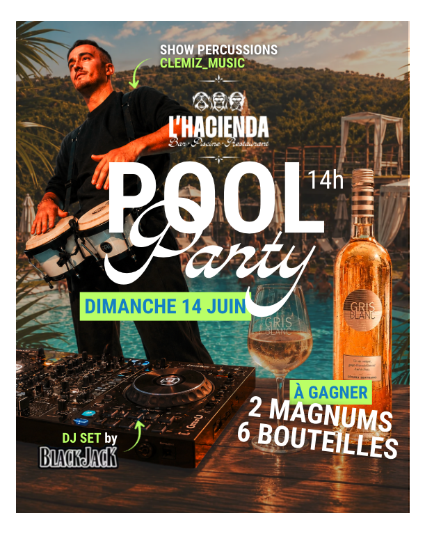 Pool party 14 juin